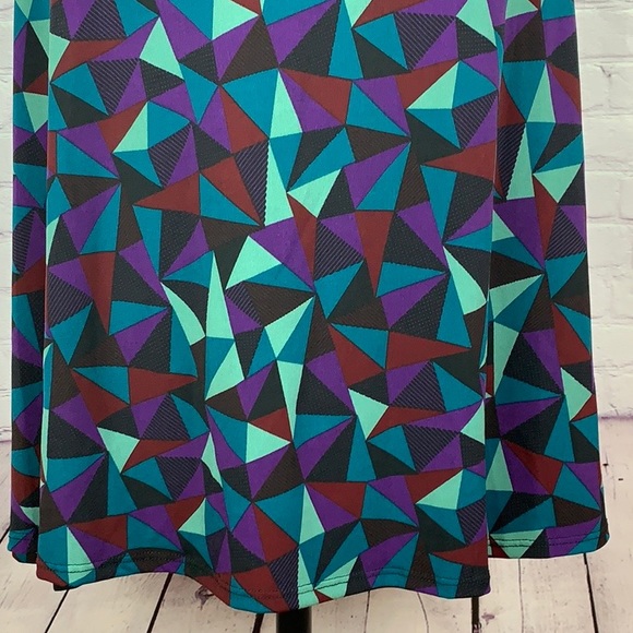 Easy flirty comfy A-Line AzureSkirt foldable waist - Picture 6 of 8